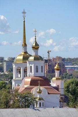 Иркутск, Харлампиевская церковь. Здесь венчался А.В. Колчак